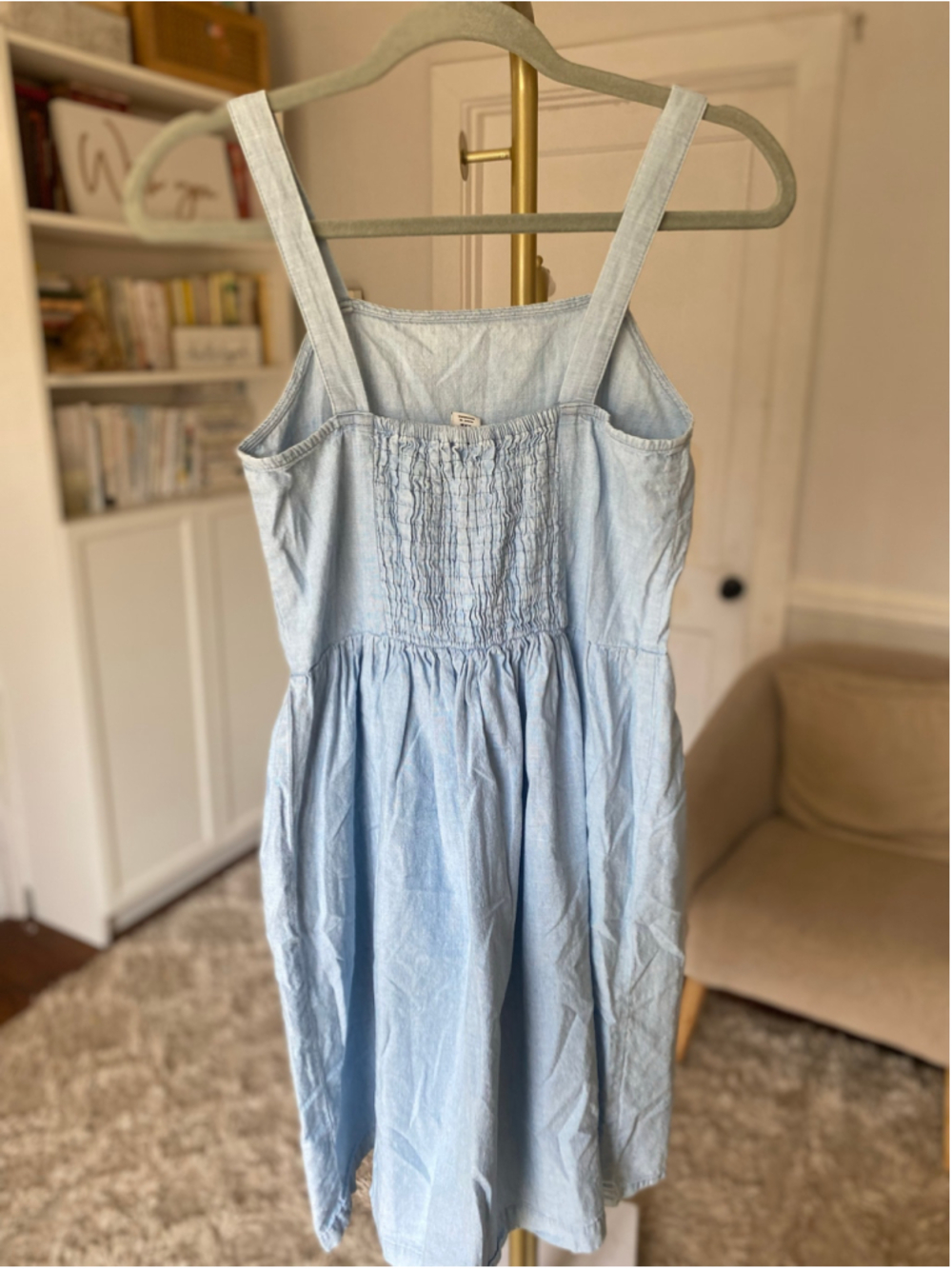 J. Crew Light Blue Mini Sundress - Picture 5 of 8